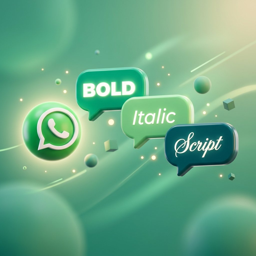 WhatsApp Bio Schriftstile